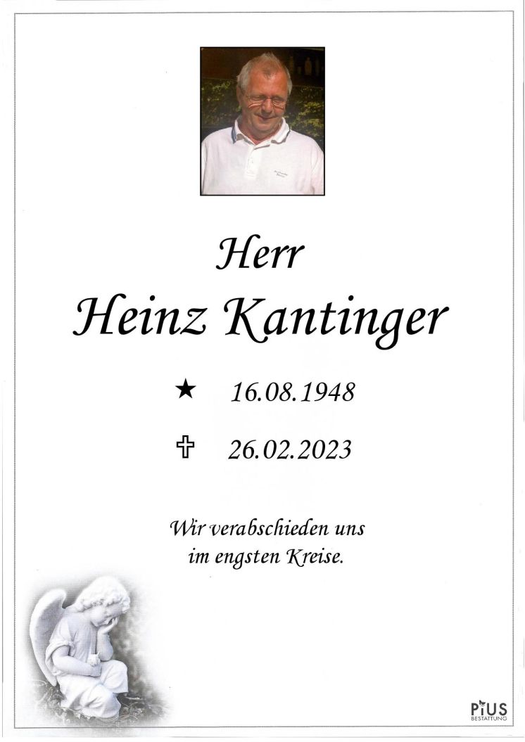 Hr. Heinz Kantinger