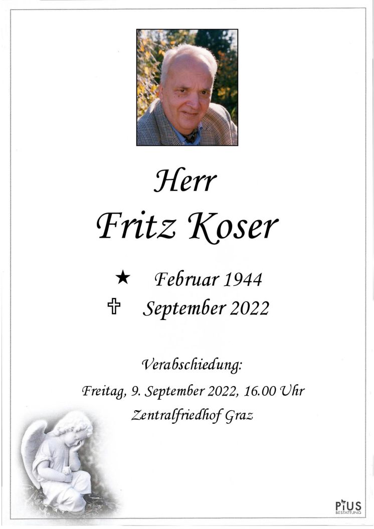Hr. Fritz Koser