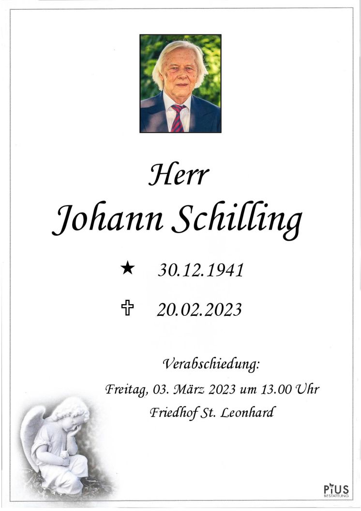 Hr. Johann Schilling