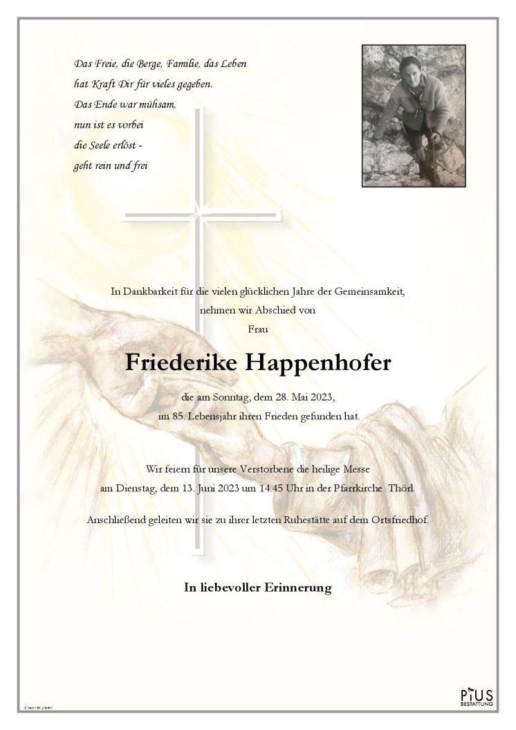 Fr. Friederike Happenhofer