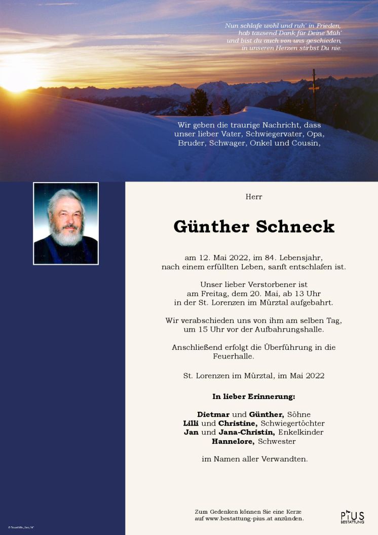 Hr. Günther Schneck