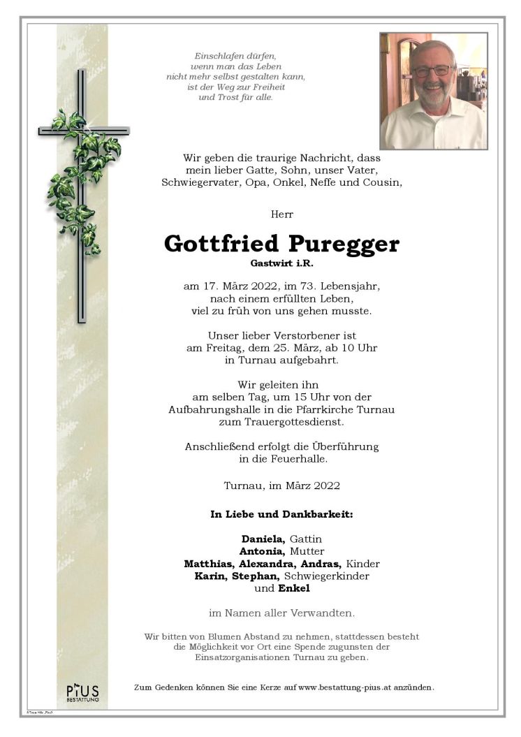 Hr. Gottfried Puregger