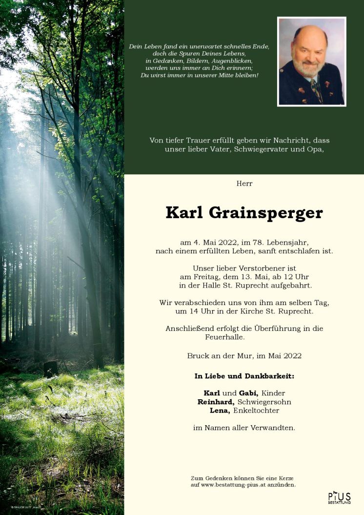 Hr. Karl Grainsperger