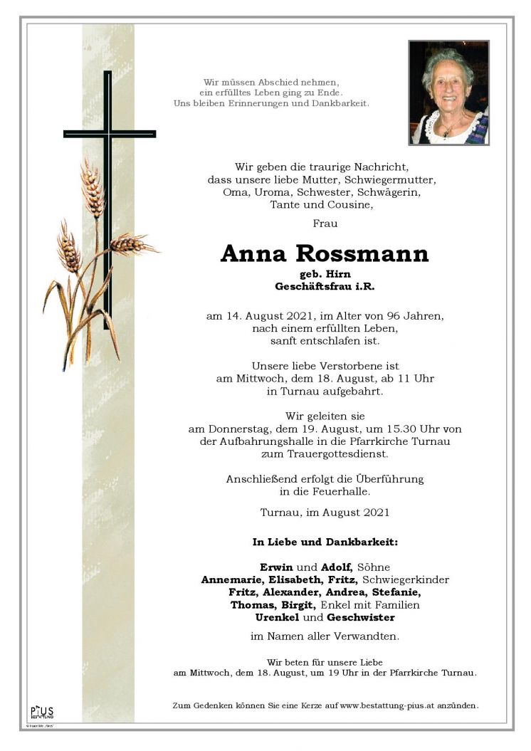 Anna Rossmann