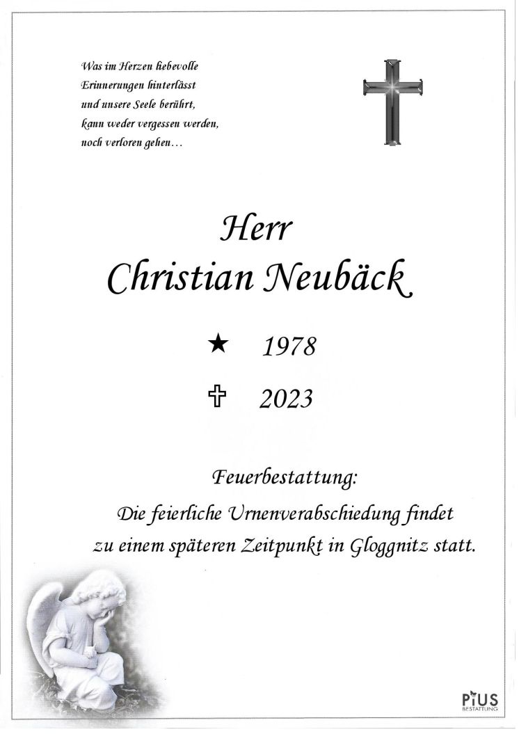 Hr. Christian Neubäck