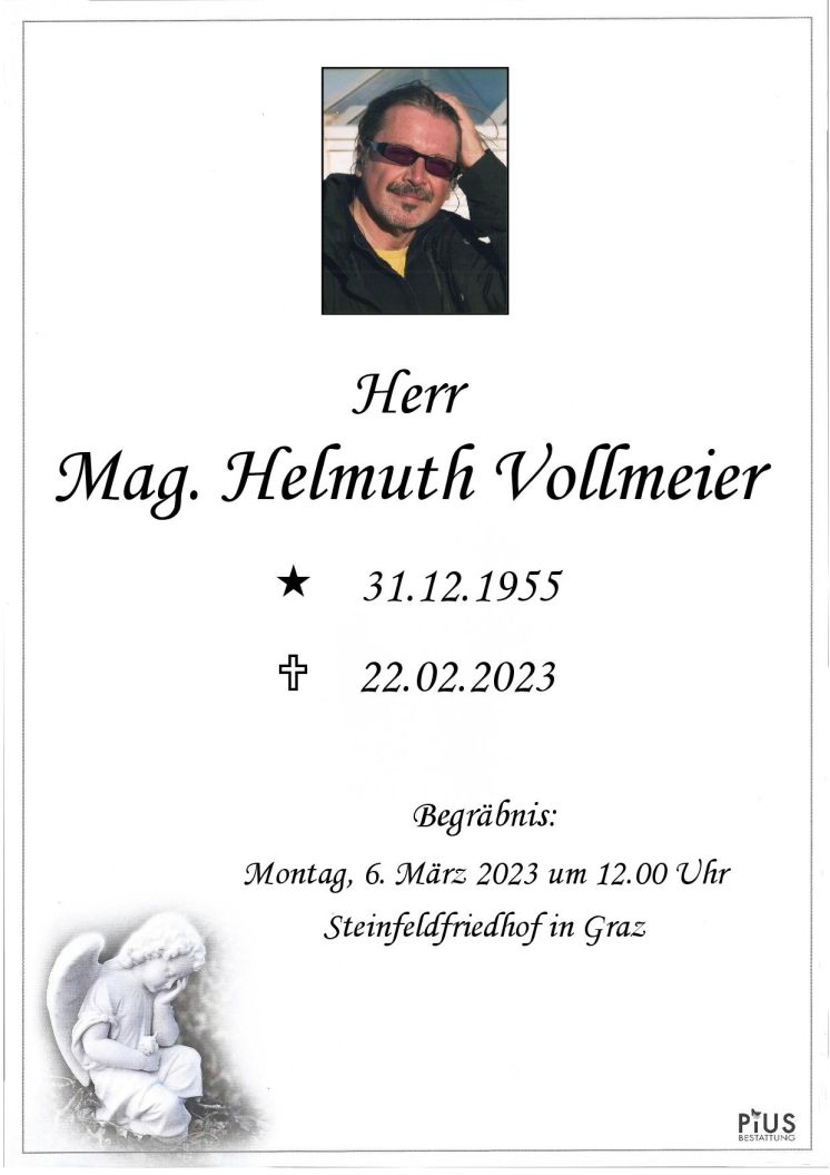 Hr. Mag. Helmuth Vollmeier