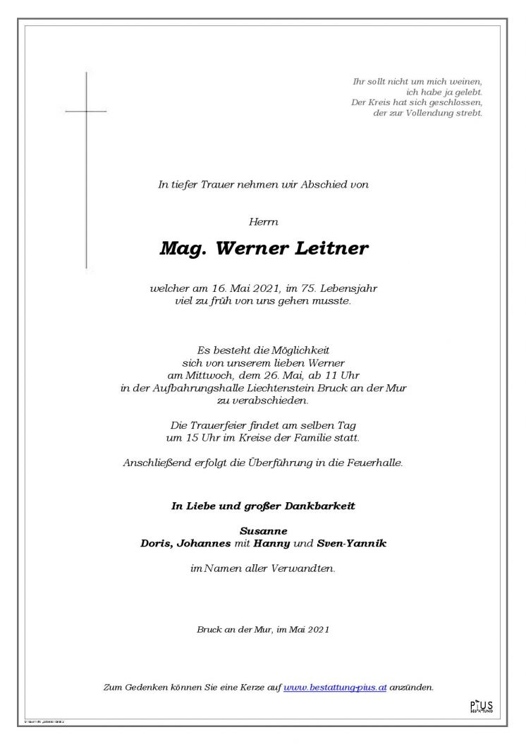 Mag. Werner Leitner