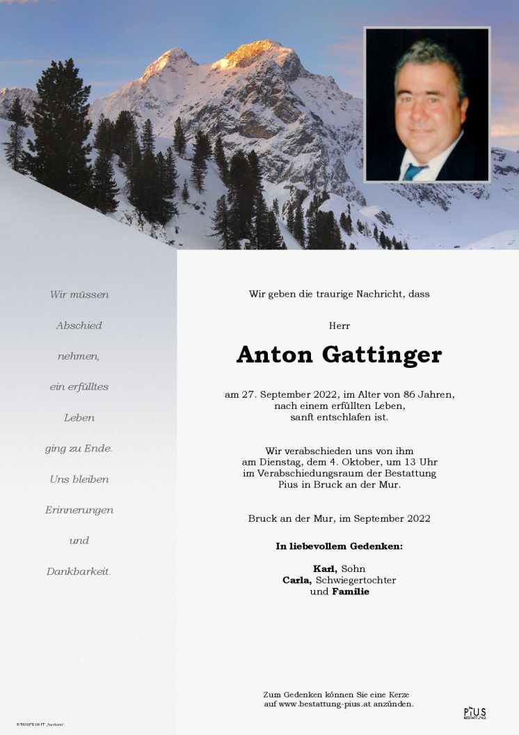 Hr. Anton Gattinger