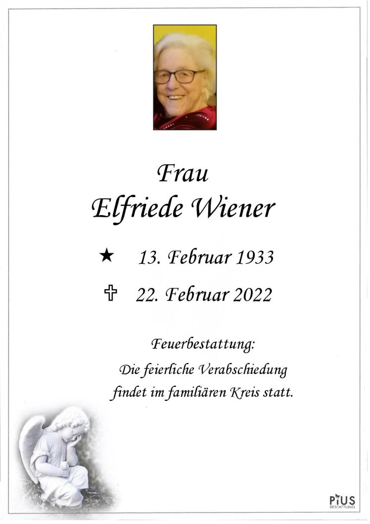 Elfriede Wiener