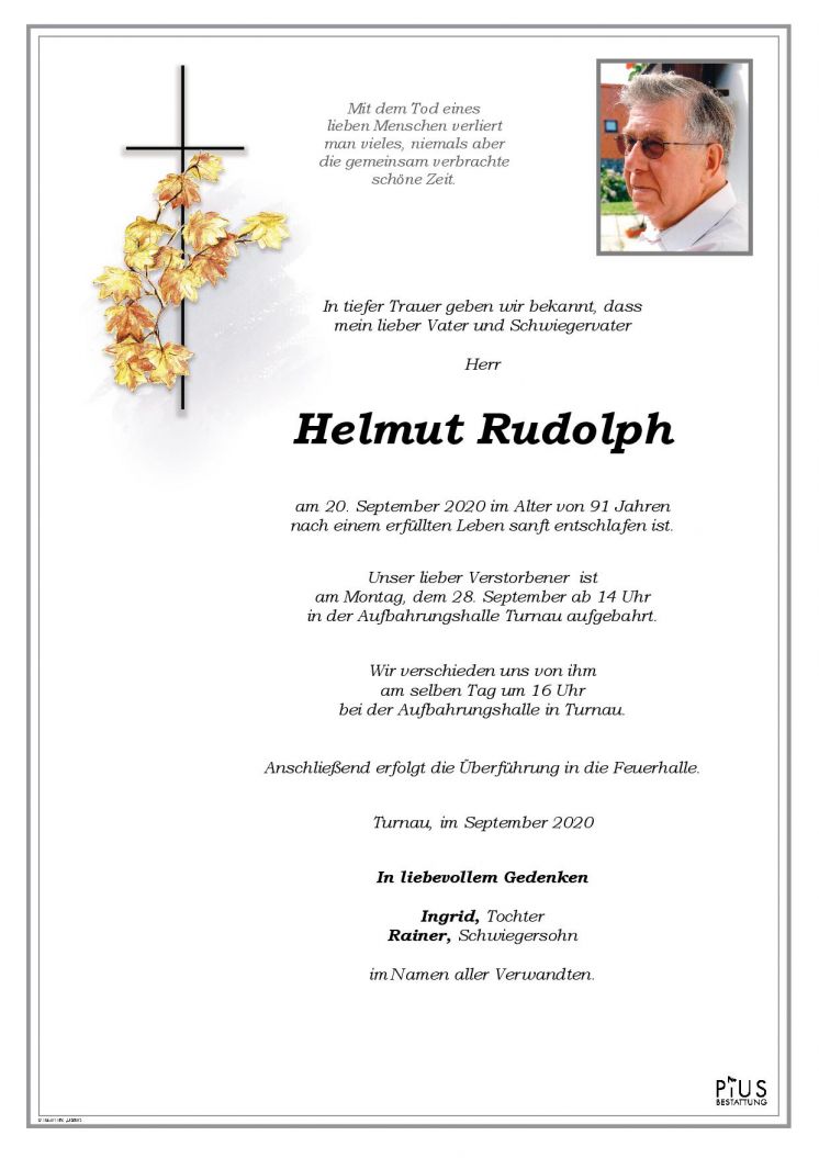 Hr. Helmut Rudolph